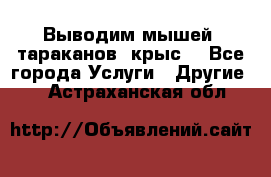 Выводим мышей ,тараканов, крыс. - Все города Услуги » Другие   . Астраханская обл.